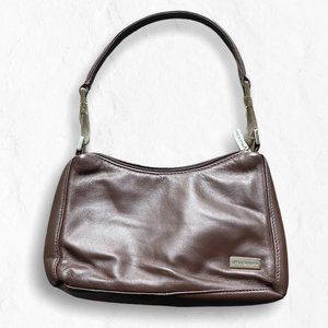 Pelle Studio Brown Leather Under Arm Mini Purse